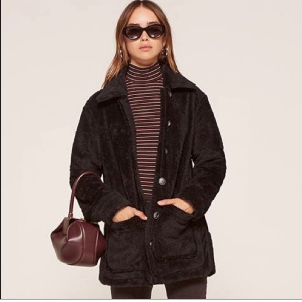 Repformation Faux Fur Polar Coat